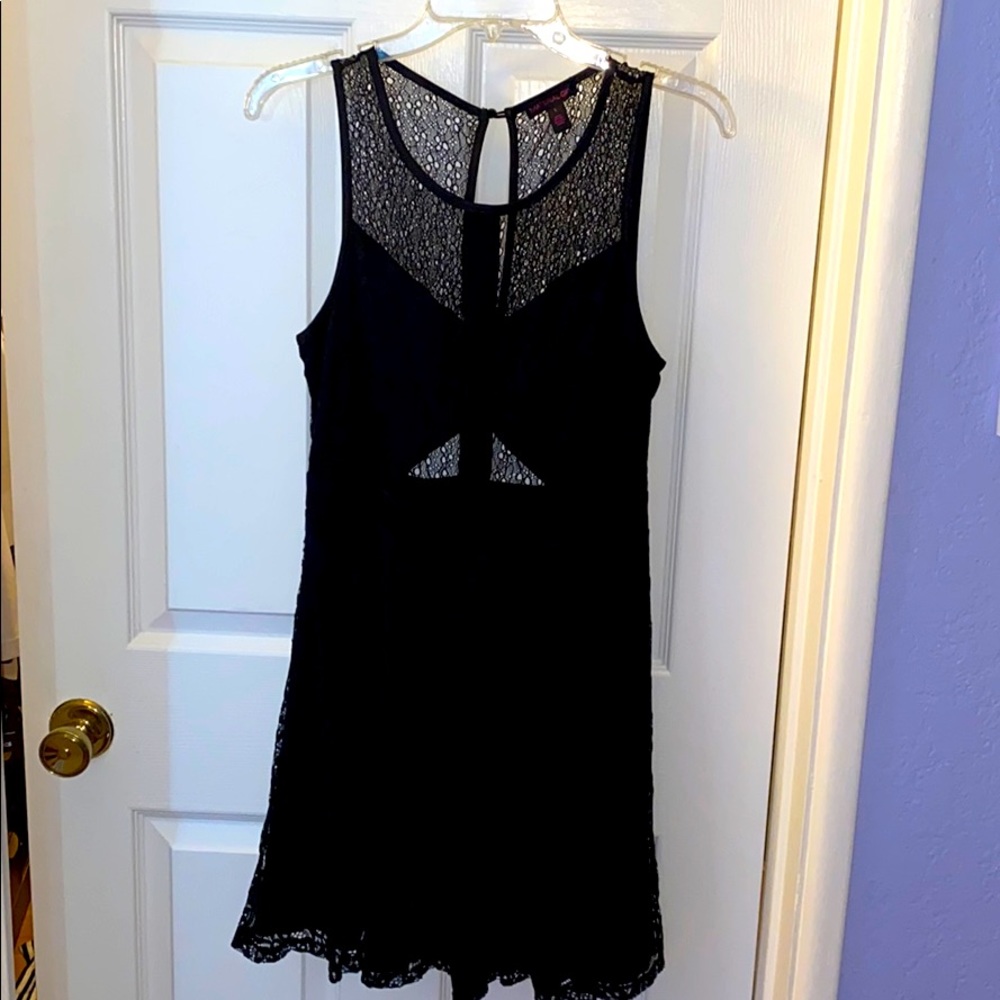 Lace black dress